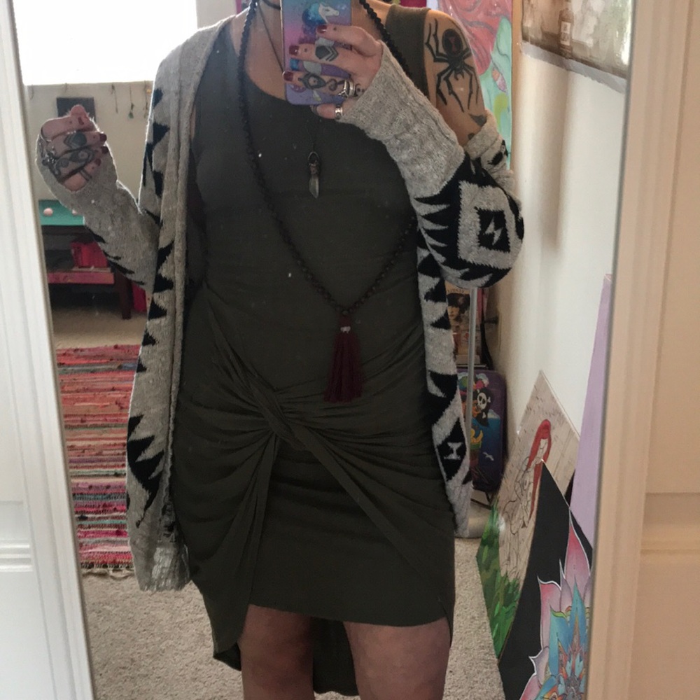Aztec pattern cardigan